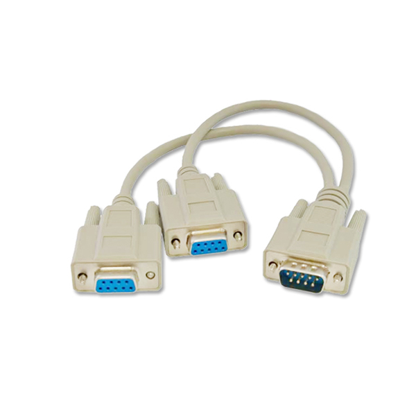 DB9 female splitter serial cable
