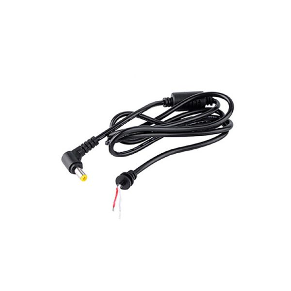 DC Coaxial Plug Power Cord RA 5.5mm x 2.1mm