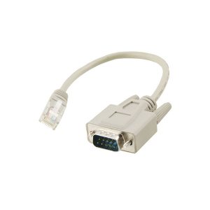 RJ45 male to DB9 male serial Cable
