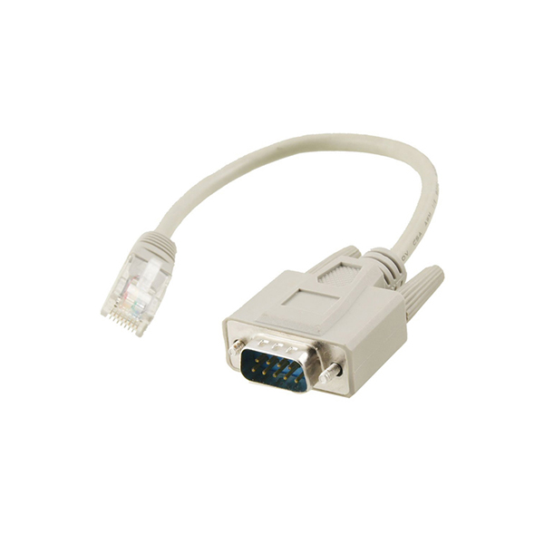 Beige RJ45 male to DB9 male serial Cable for Cisco Router