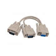 DB9 male splitter serial cable