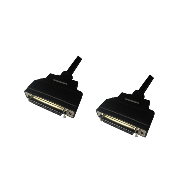 SCSI-2 HD 50 female to female cable with latch bracket