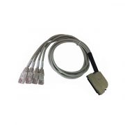 90 degree Angled SCSI HPCN 68 προς το 4 ports RJ45 Ethernet console cable