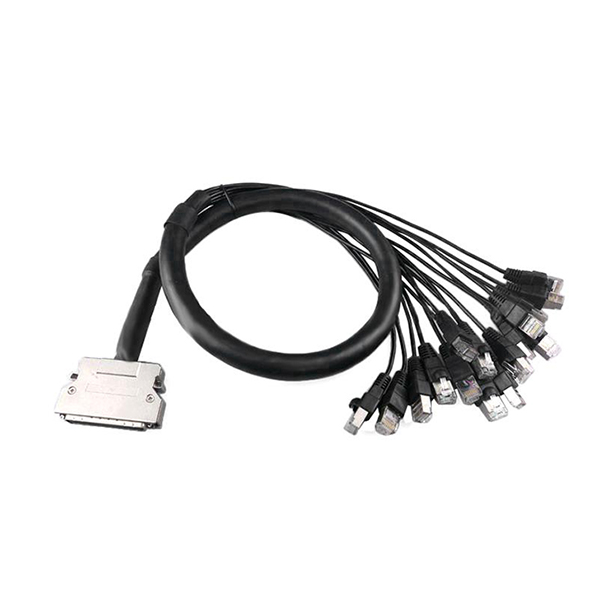 एससीएसआई एचपीडीबी 68 प्रति 16 ports RJ11 Ethernet console cable