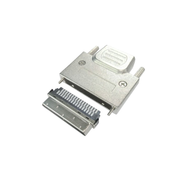 0.8mm VHDCI 68 connecteur à souder mâle avec vis