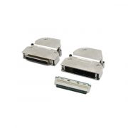90 degree angled HD50 pin female scsi connector with latch clip