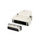 90 degree angled SCSI MDR 36 pin Cable servo Connector with latch clip