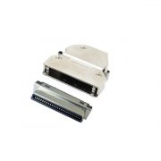 SCSI MDR 50pin female connector with Angled Exit Hood