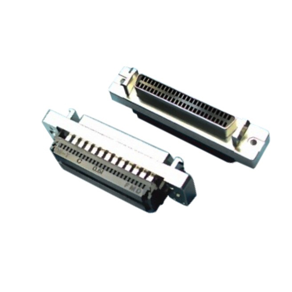 Conector hembra HD50 pin idc con soporte de pestillo para cable plano