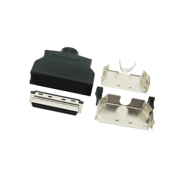 HP-DB 50 دبوس SCSI 2 solder connector with clip
