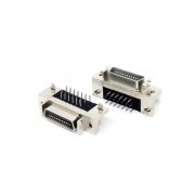 Header right angle Mount type SCSI MDR 20 female connector with clip