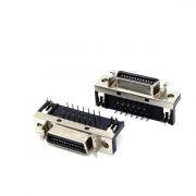 headers right angle mount scsi mdr 26 나사 브래킷이 있는 핀 암 케이블 커넥터