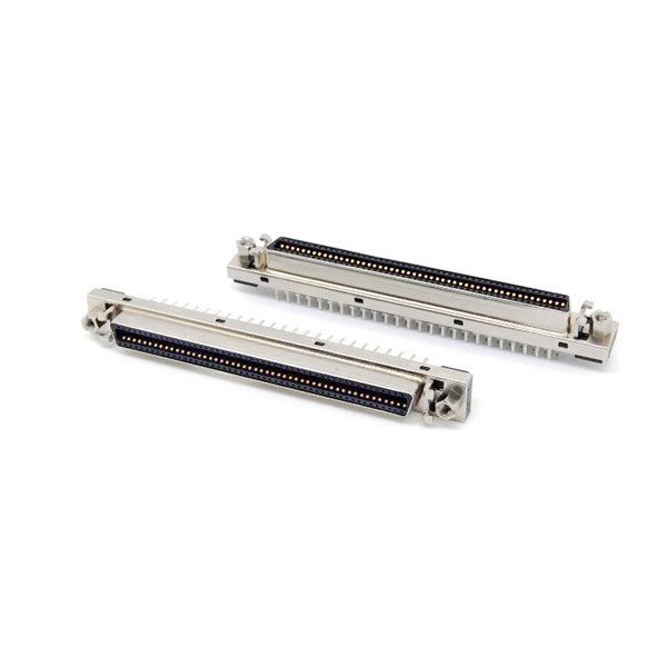 Cabeceras Montaje vertical SCSI MDR 100 conector hembra pin para PCB