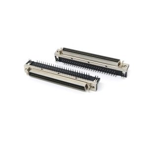 Right angle SCSI MDR 100 pin female connector for PCB