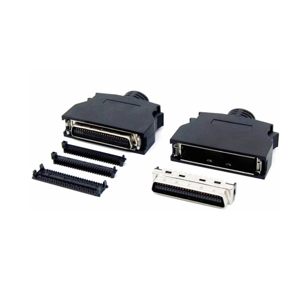 IDC-type SCSI MDR 50 connector met clip