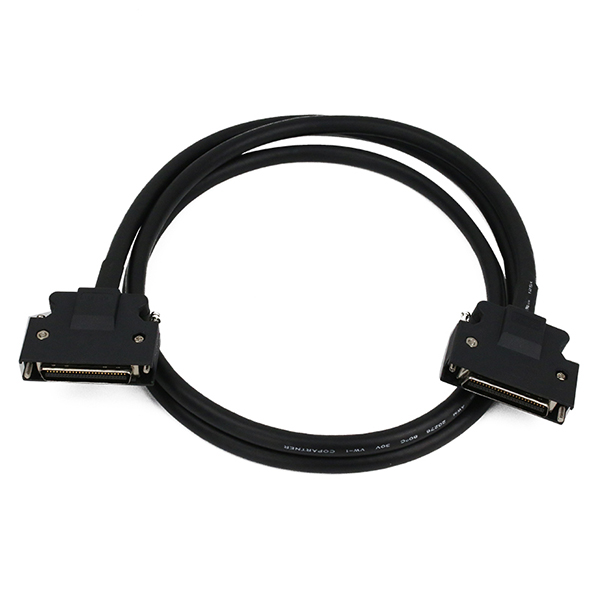 Replace 3M SCSI CN 50 pin cable with Screw and ABS Hood