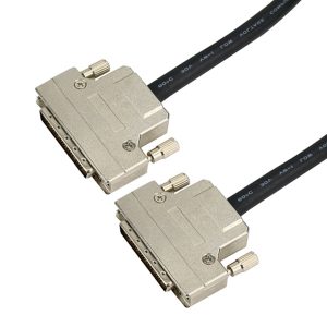 SCSI-2 external cable assembly HPDB 50 male cable with screw