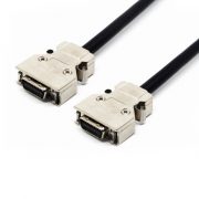 SCSI CN 20 pin male to male cable with latch clip