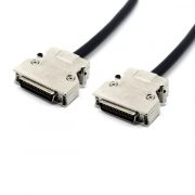 SCSI CN 36 pin male to male cable with latch clip