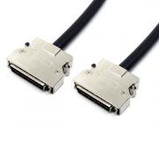 SCSI CN 50 pin male to male cable with latch clip