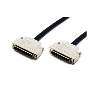 SCSI PIN TYPE 50P MALE Cable with thumbscrew