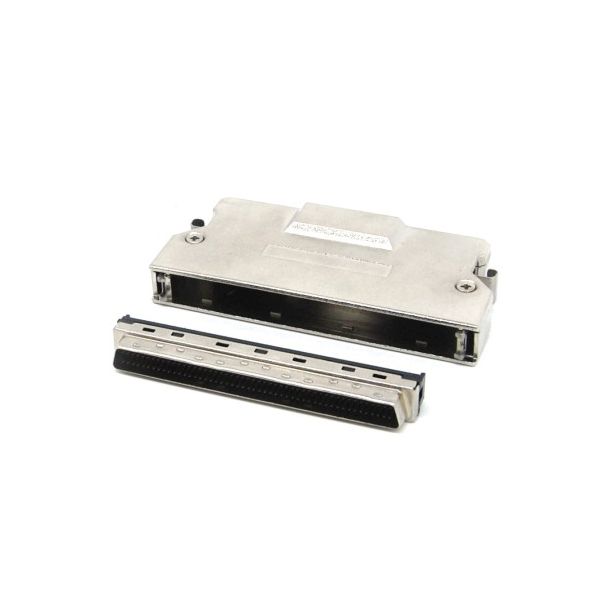 Tipo di saldatura SCSI HD 100 pin male Connector with latch clip
