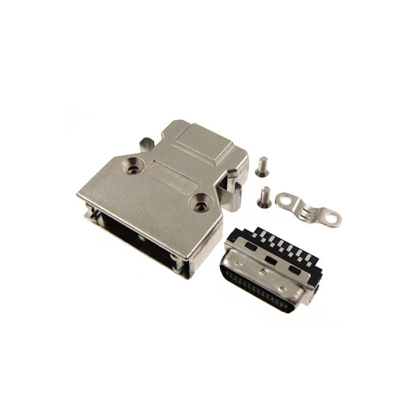 Löttyp SCSI MDR 26 Pin Kabel Servo Stecker mit Rastclip