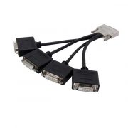 VHDCI to Quad DVI Splitter Cable-VHDCI male to 4x DVI-D female cable