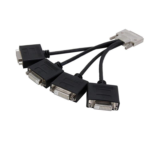 VHDCI naar Quad DVI-splitterkabel-VHDCI mannelijk naar 4x DVI-D vrouwelijk kabel