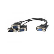 DB9 female to 3 ports DB9 male splitter cable