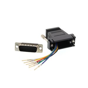 RJ12 female to DB15 male serial console adapter