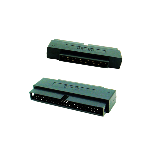 Internal SCSI-3 HD68 male to IDC 50 male adapter