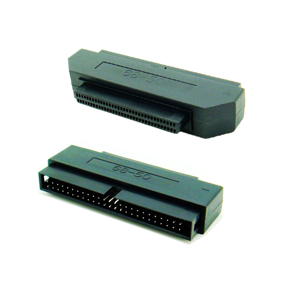 SCSI-3 interno HPDB68 fêmea para IDC 50 adaptador masculino