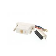 RJ45 female to DB25 male serial console adapter