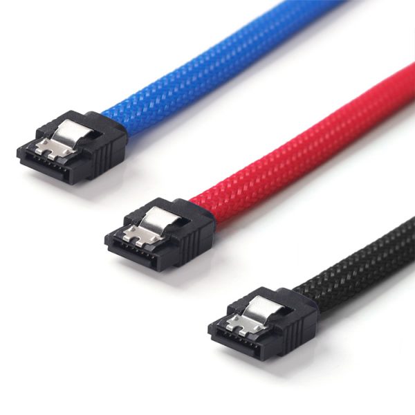 180 degree SATA III 6Gbps Cable with Latch