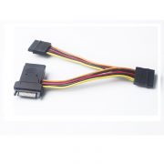 SATA 15-Pin to 3×15-Pin Power Extension Y Splitter Cable