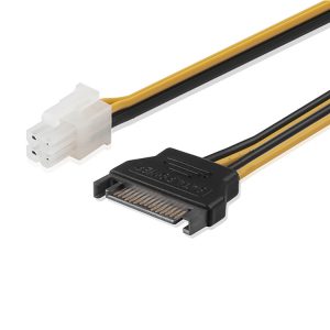15P SATA to 4P ATX power cable