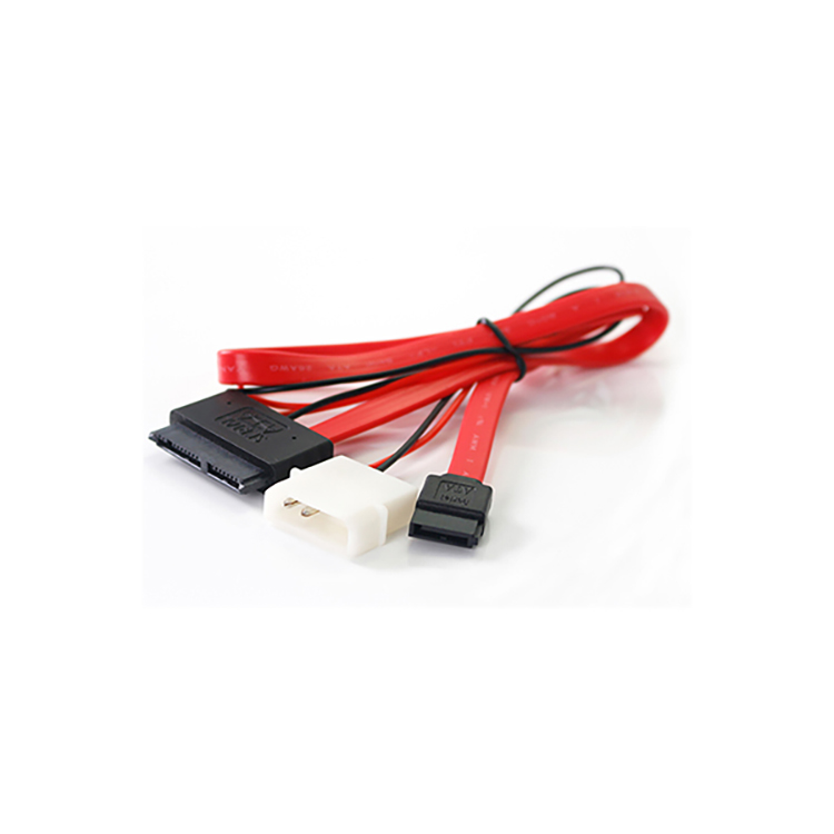 16 Připojte datový a napájecí kombinovaný kabel Micro SATA III k SATA III