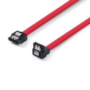 SATA 7 pin 90 degree cable with latch