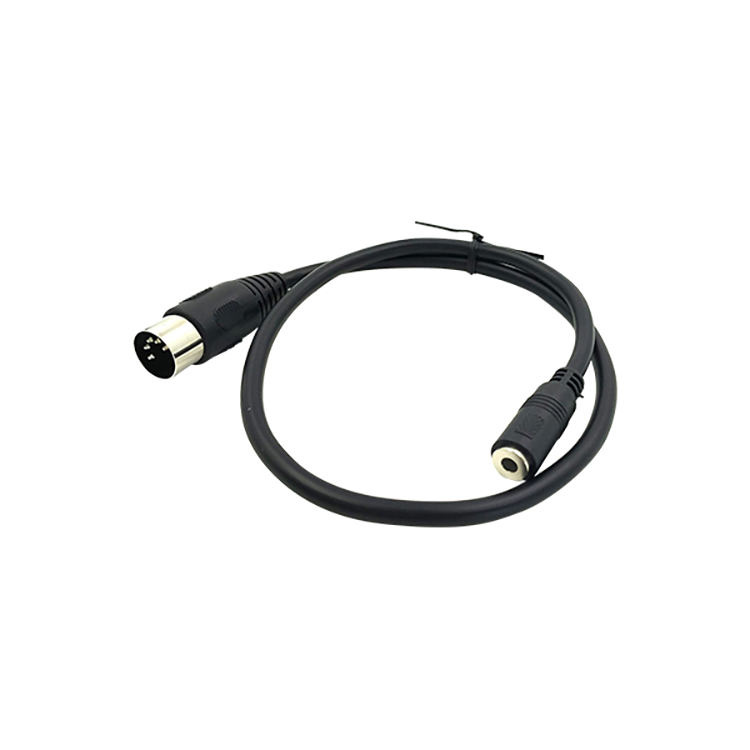 5 pin din plug to 3.5mm jack stereo female audio Cable