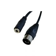 5 Pin DIN Plug Male to 3.5MM Female Stereo Jack Adapter