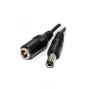 DC 2.5x5.5mm male to female extension cable