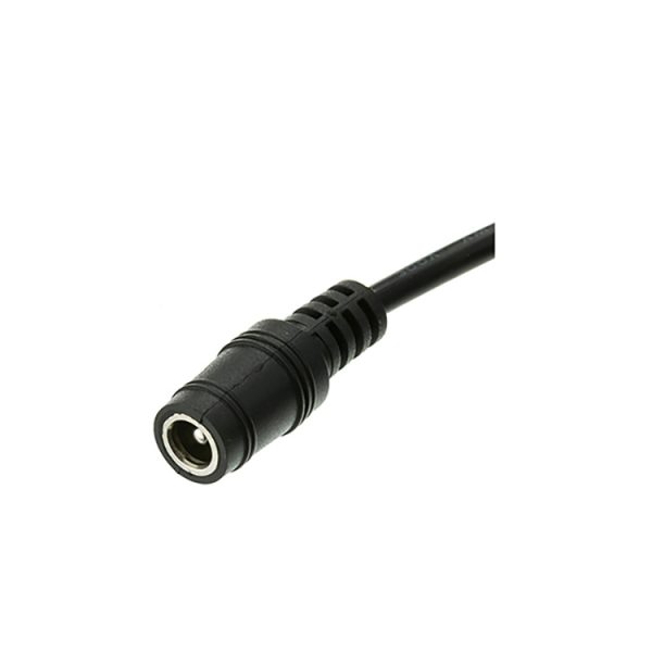 5.5×2.1mm Female DC Socket to Dual Male DC Plug DC Power Y Cable
