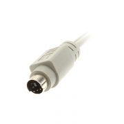 6 pin mini Din male to dual MD6 female Cable