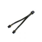 8p female To 2-port Dual 6Pin male PCI-e graphics Video Card Cable