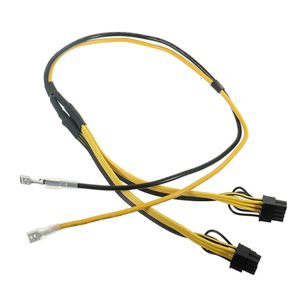 8pin 6+2pin Splitter Power Cable Cord with Terminal for RIG Miner