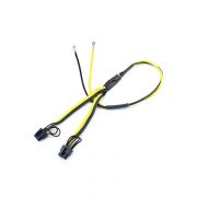 Dual PCI e 8pin 6+2pin BTC Mining Graphics Card Modular PSU Power Supply Cables for DELL 1950 2950 PE6850