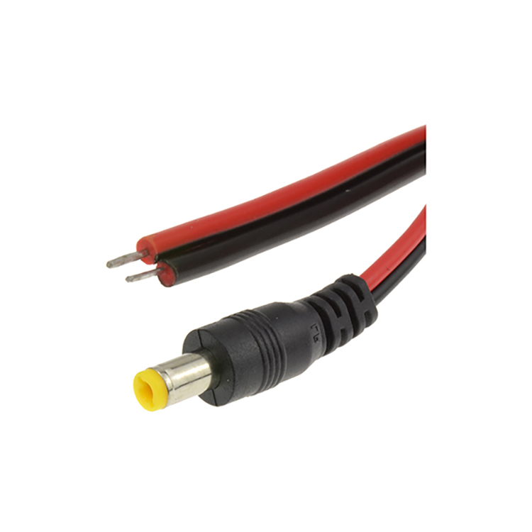 2.1x5.5mm Male Plug DC Power Pigtail Cable