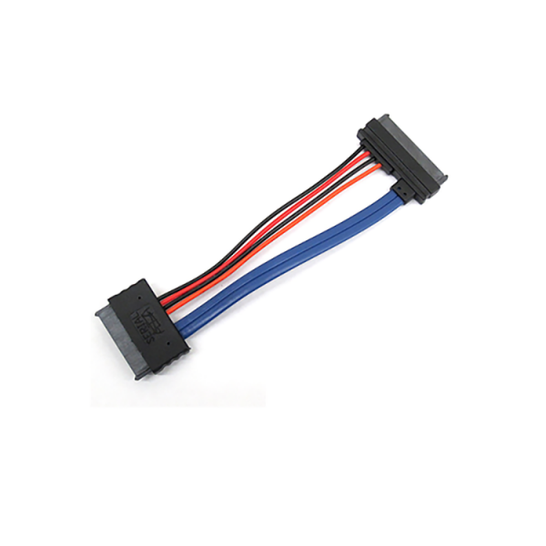 Micro SATA 16 Καρφίτσωμα θηλυκού σε 22 Pin SATA III Angled Female Cable