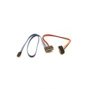 Micro SATA 16 Pin to 7 Pin & 15 Pin SATA Power Cable